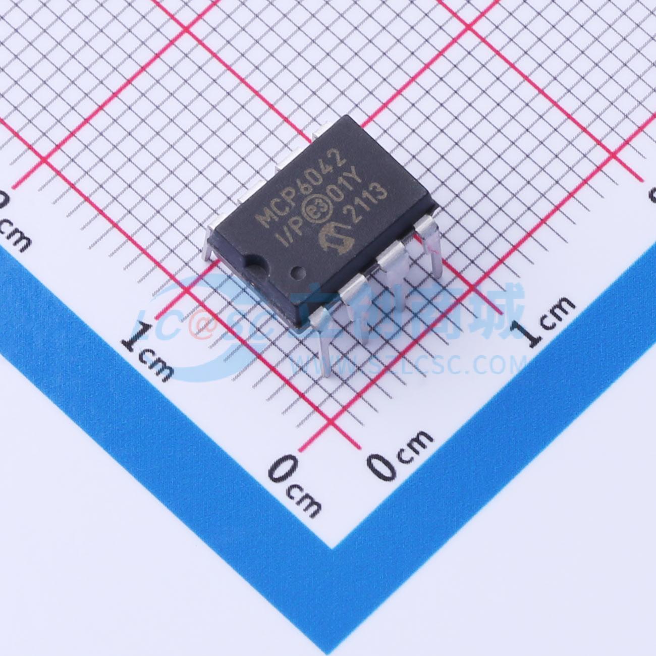 点击查看大图 MCP6042-I/P实物图