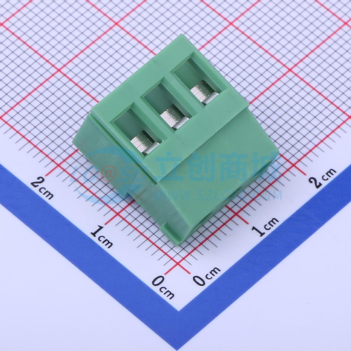 DB129R-5.08-3P-GN-S实物图