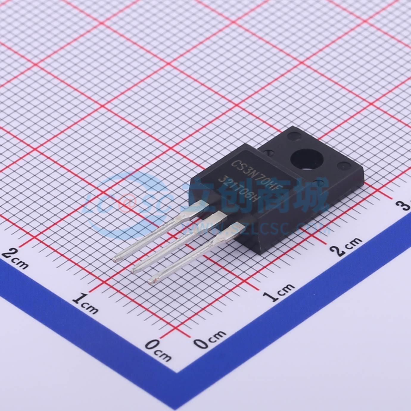 点击查看大图 CS3N70HF实物图