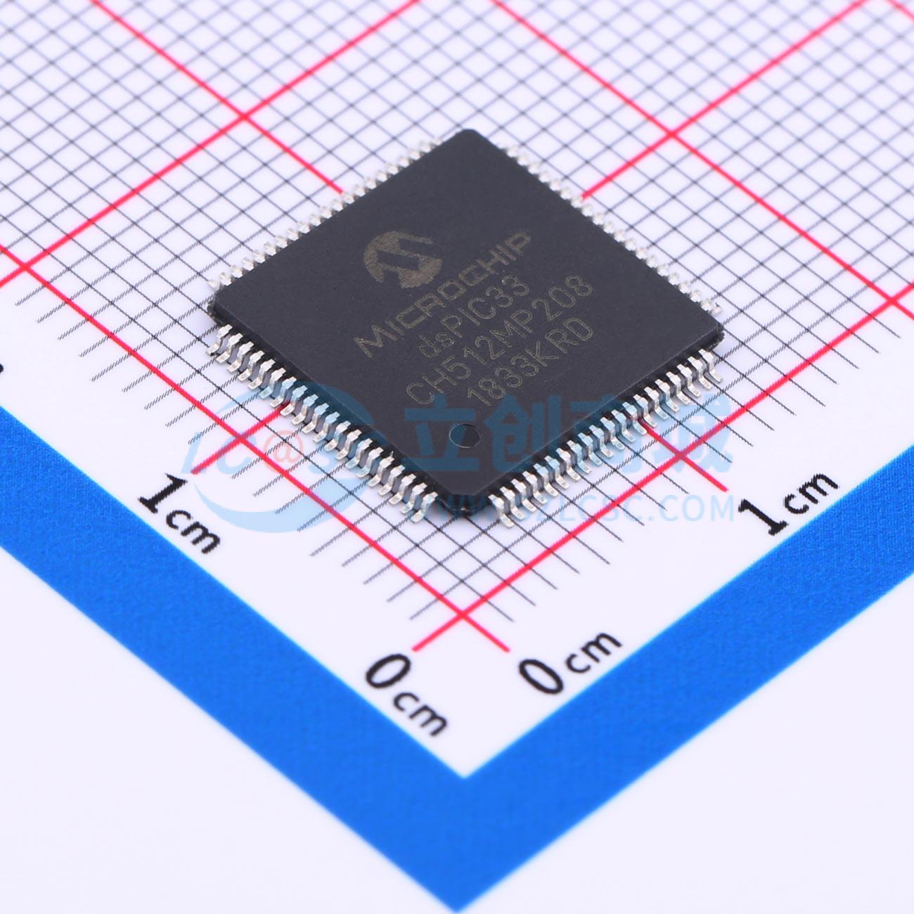 点击查看大图 DSPIC33CH512MP208-I/PT实物图