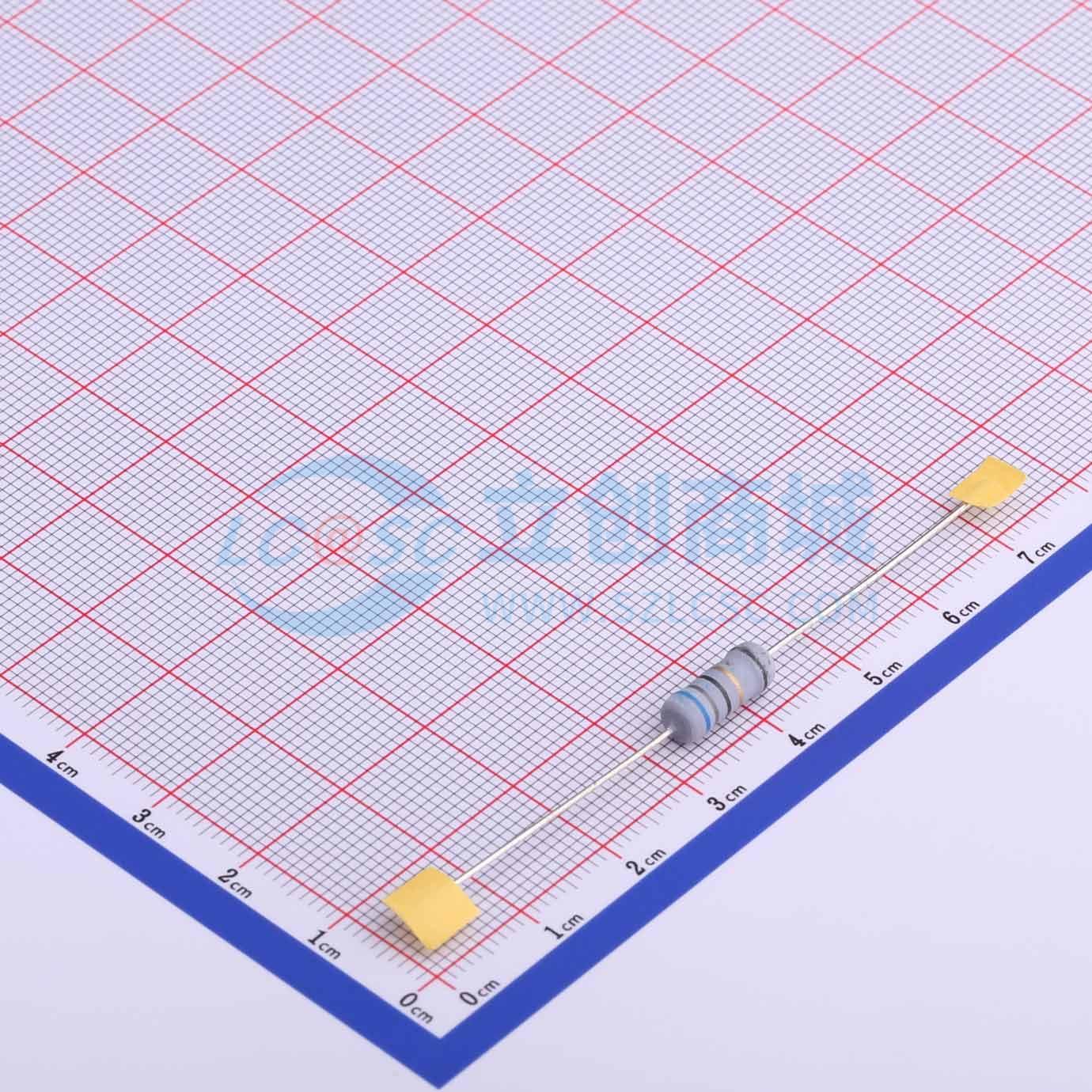 点击查看大图 KNP1W-68Ω±5%T实物图