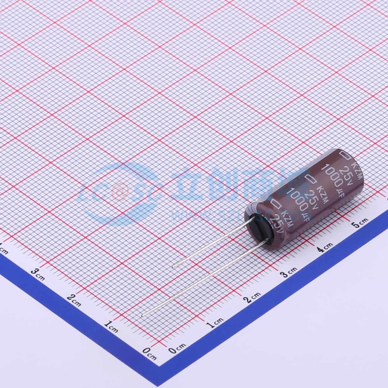 EKZM250ELL102MJ25S实物图