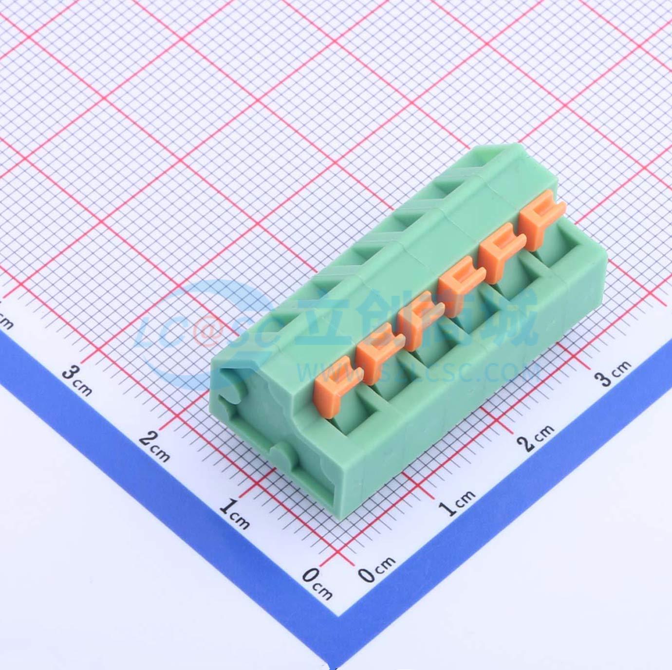 点击查看大图 KF237-5.08-6P实物图