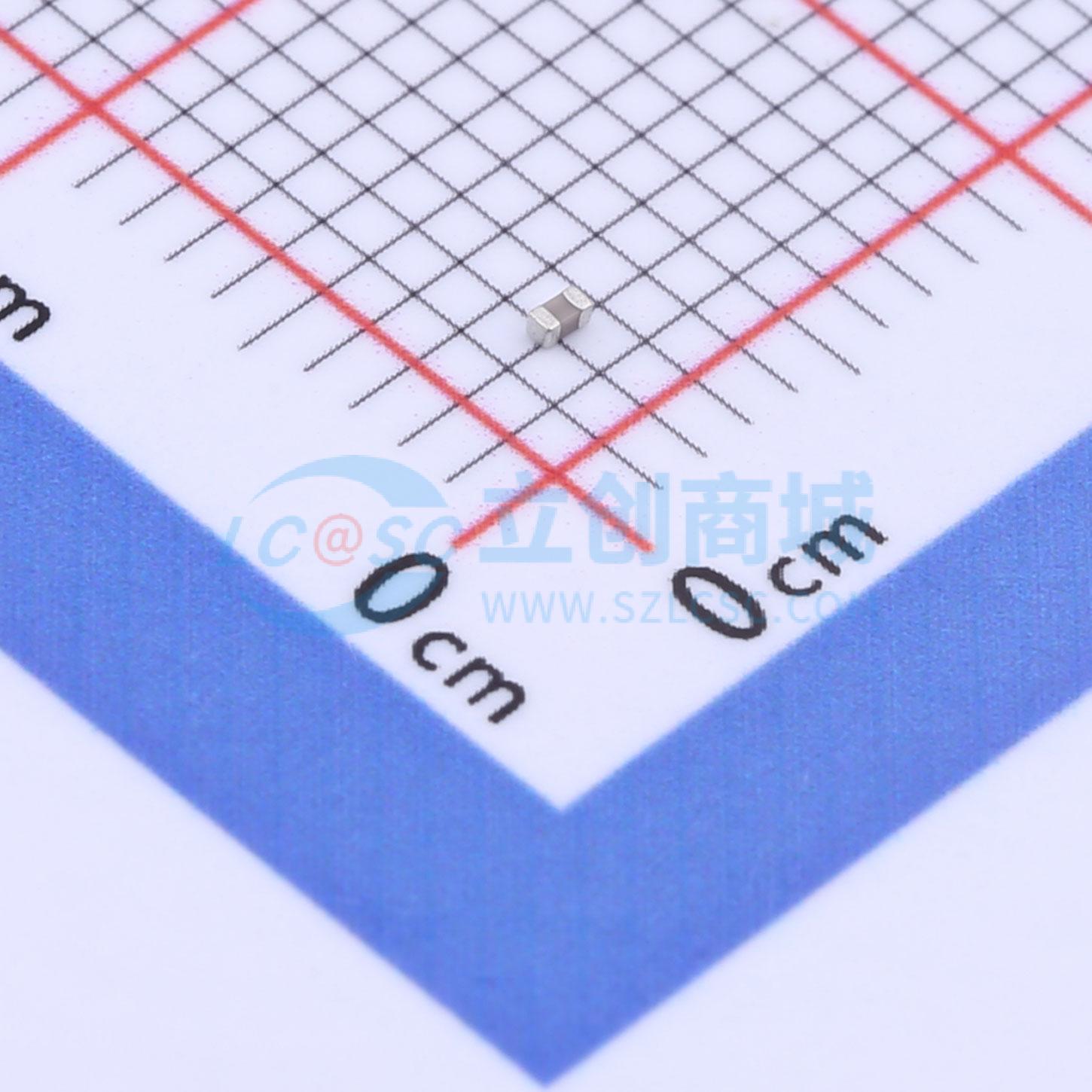 点击查看大图 TCC0402COG0R5C500AT实物图