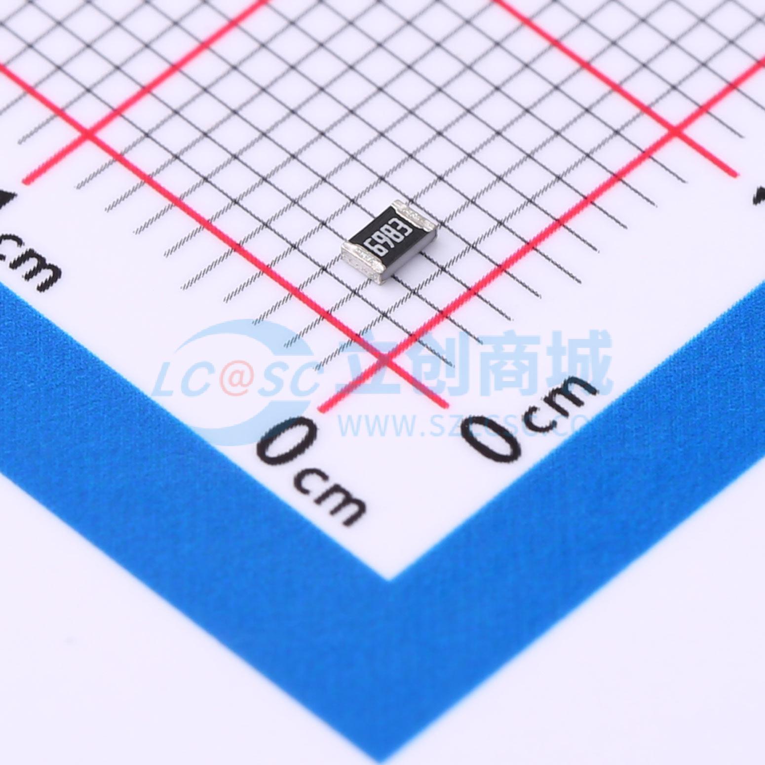 点击查看大图 RT0805BRD07698KL实物图