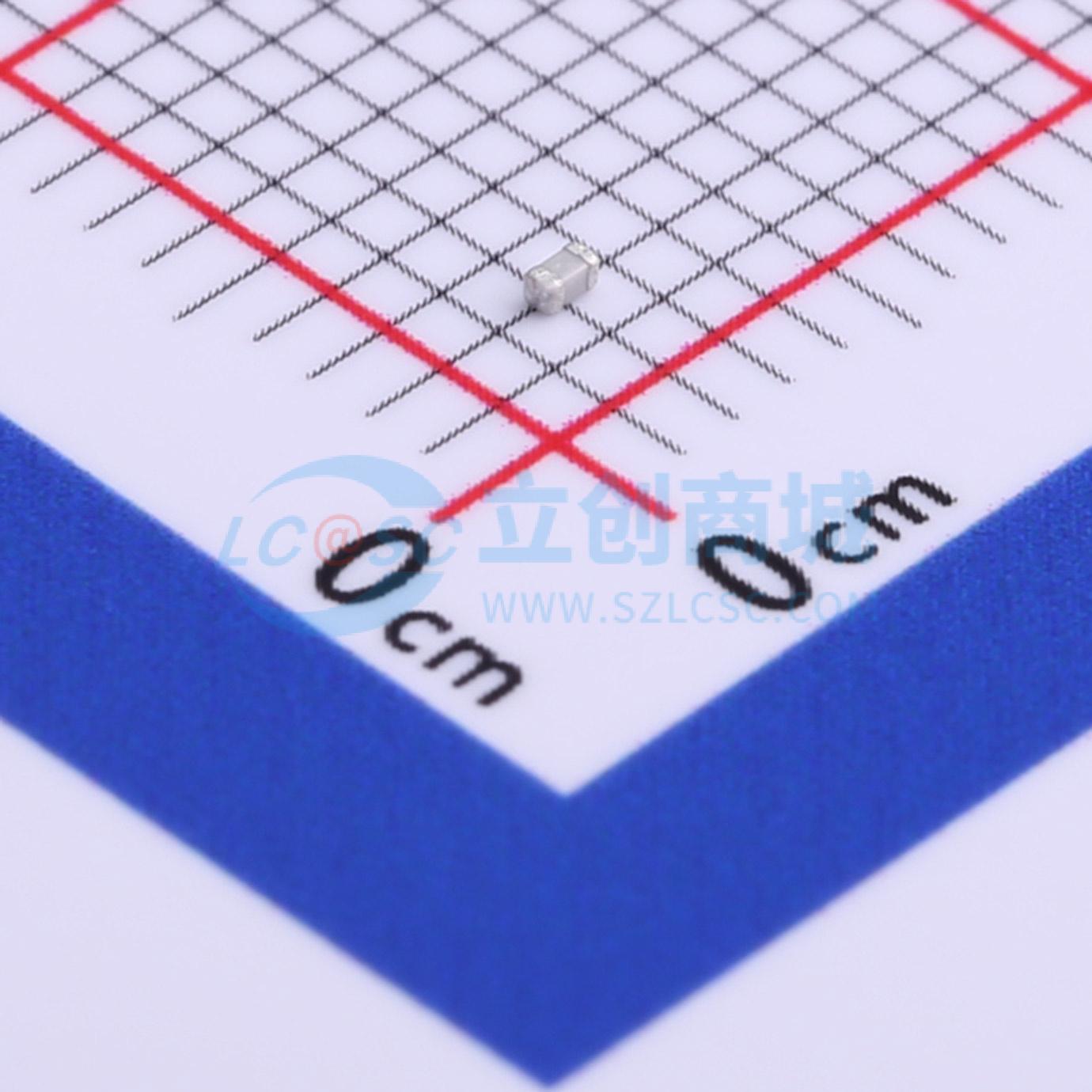 点击查看大图 CC0402FRNPO9BN300实物图