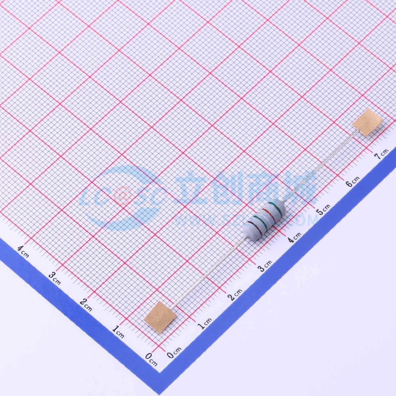 点击查看大图 NKNP1W-0Ω15±2%-6T63实物图