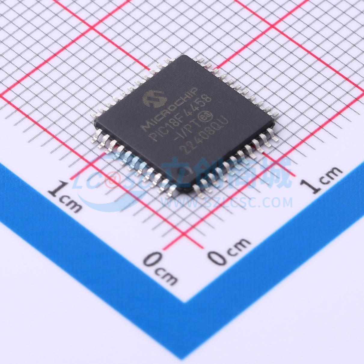 点击查看大图 PIC18F4458-I/PT实物图