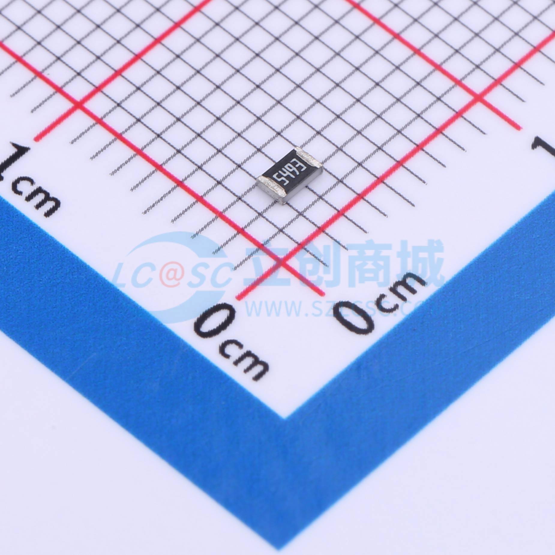 点击查看大图 RT0805BRD07549KL实物图