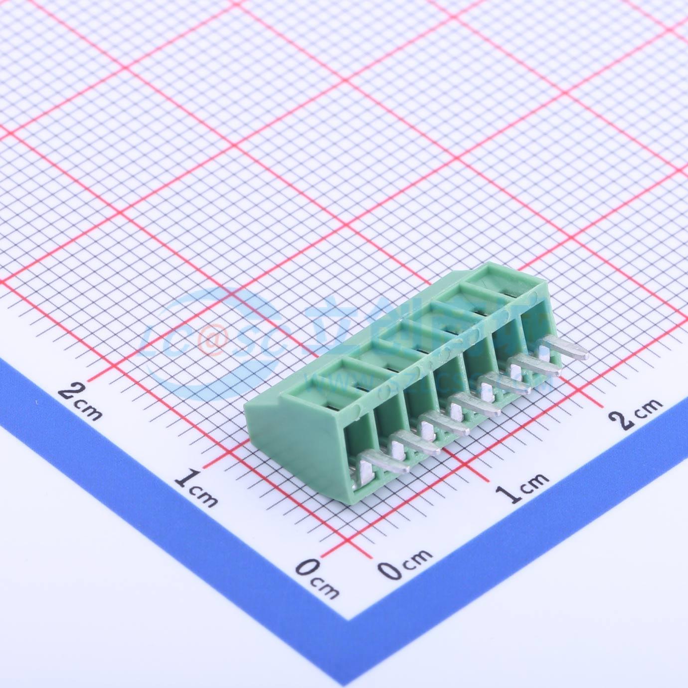 点击查看大图 DB125-2.54-7P-GN-S实物图