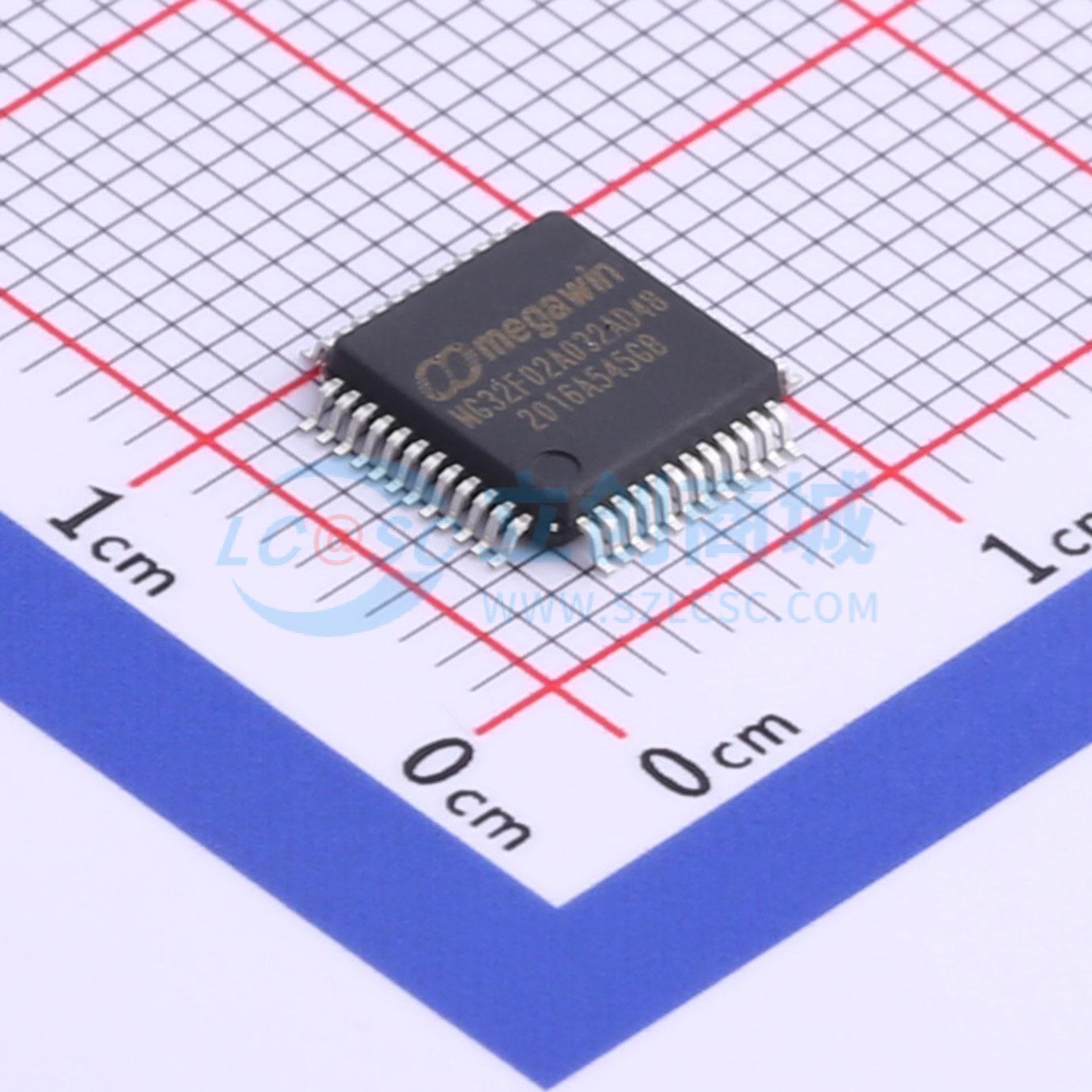 点击查看大图 MG32F02A032AD48实物图