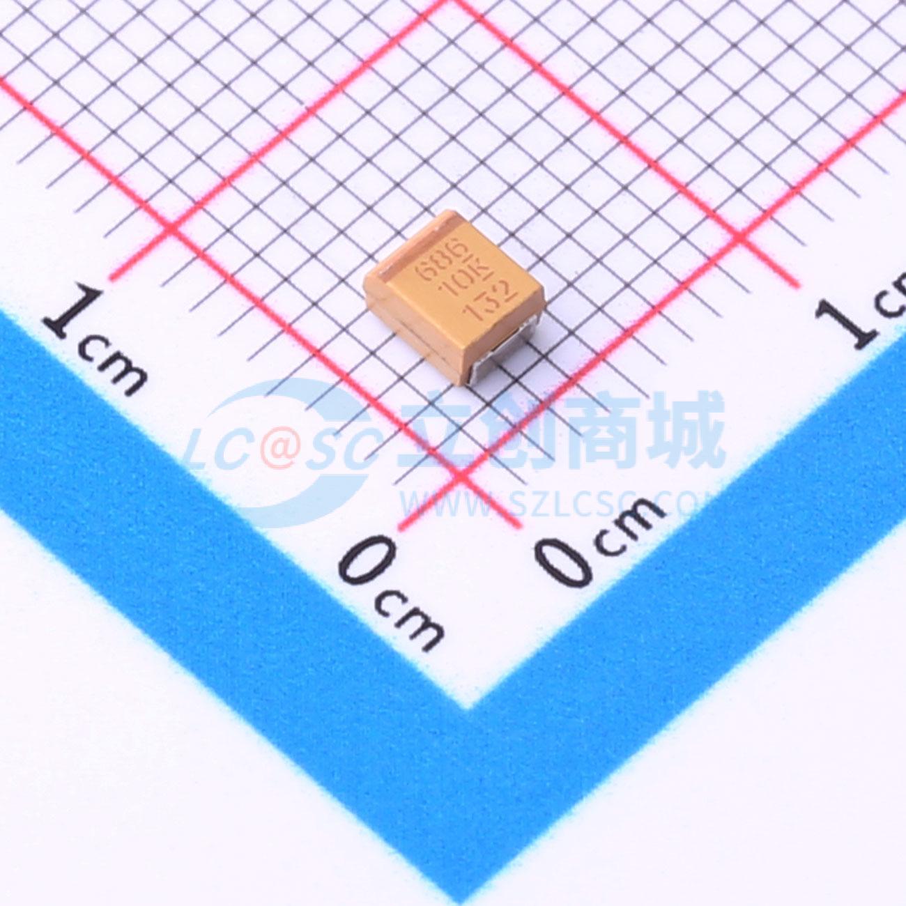 T491B686M010AT实物图