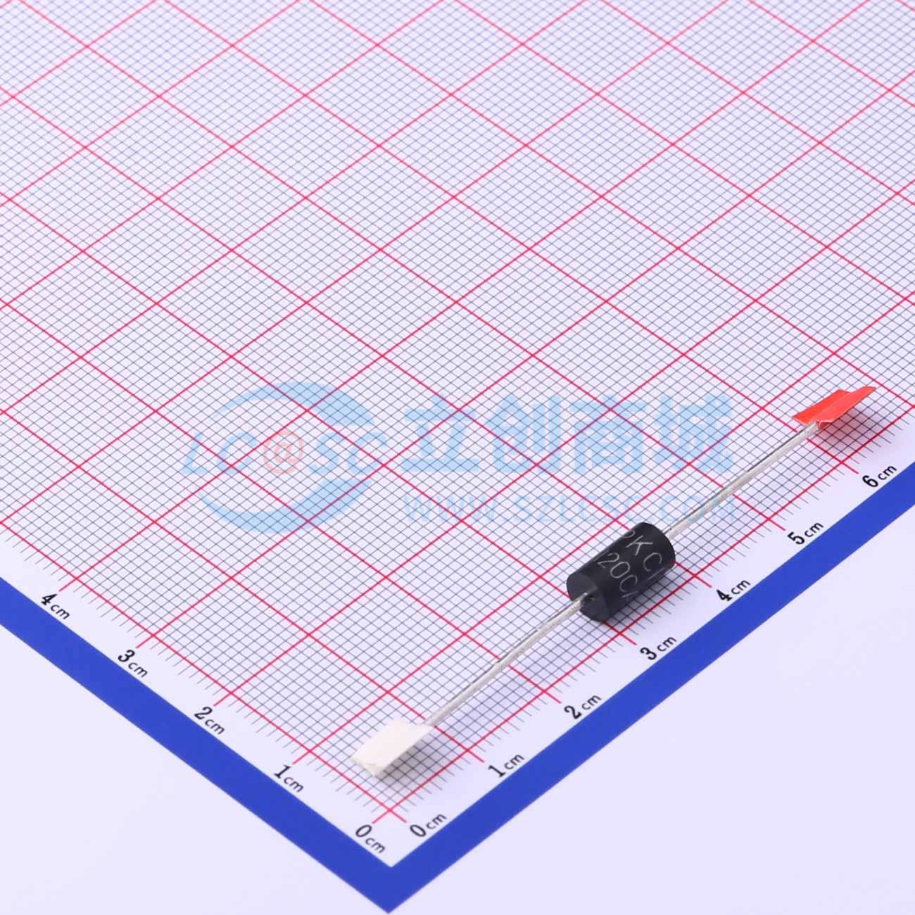 点击查看大图 1.5KE120CA/B实物图