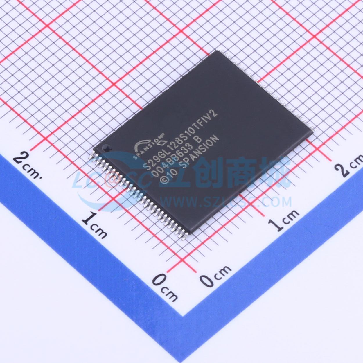 点击查看大图 S29GL128S10TFIV20实物图