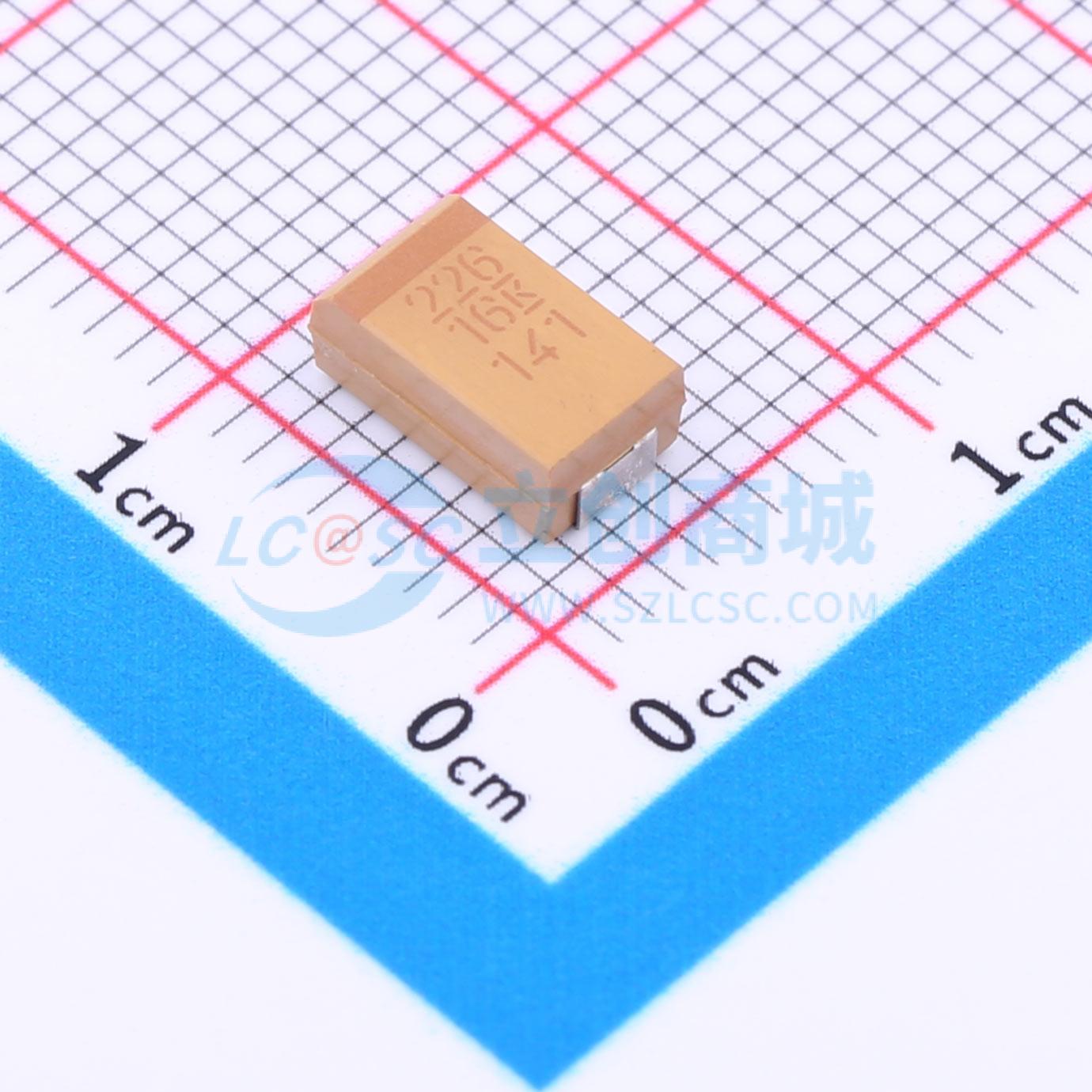 点击查看大图 T491D226K016AT实物图