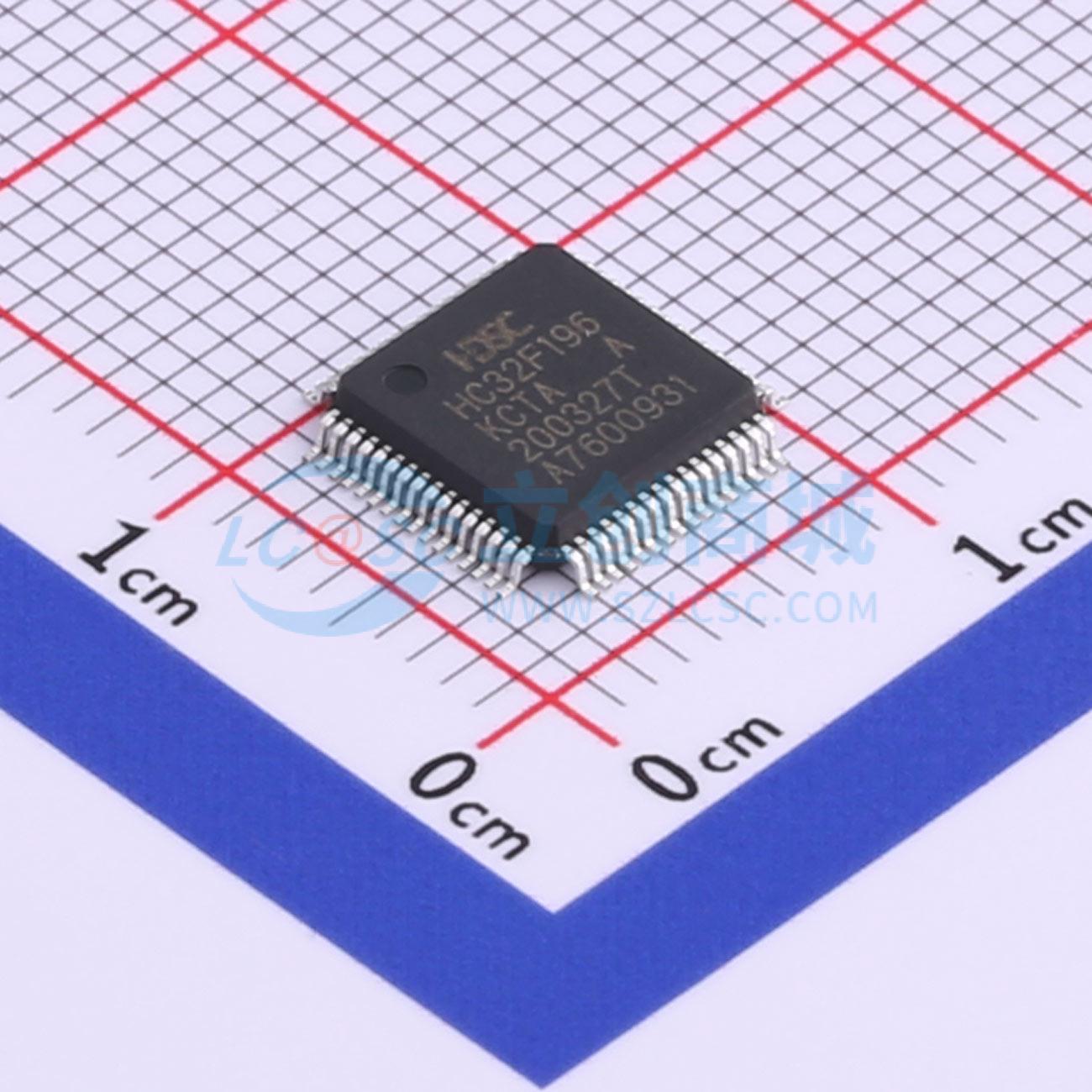 点击查看大图 HC32F196KCTA-LQ64实物图