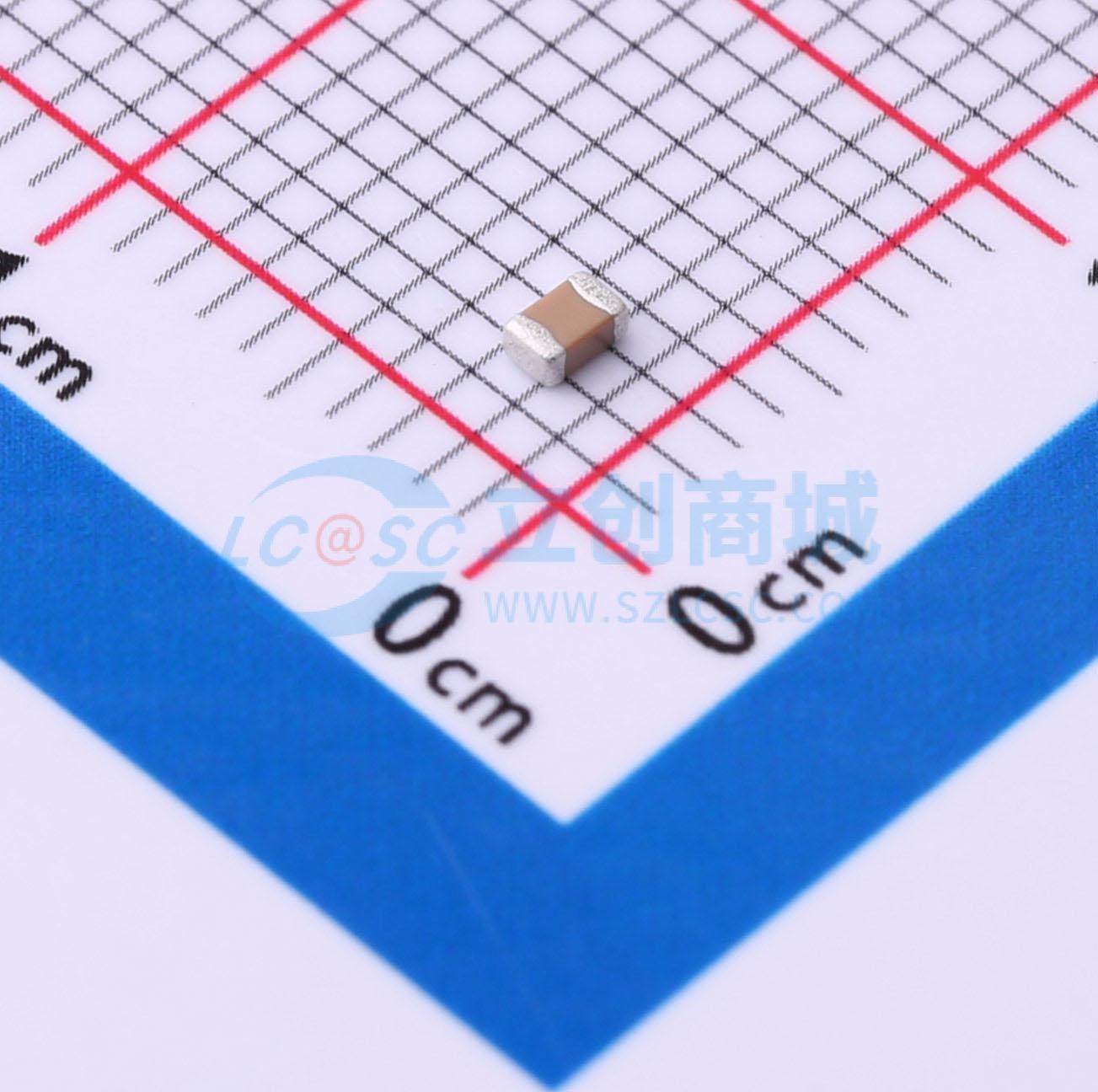 点击查看大图 CGA4F2X7R2A222KT0Y0U实物图