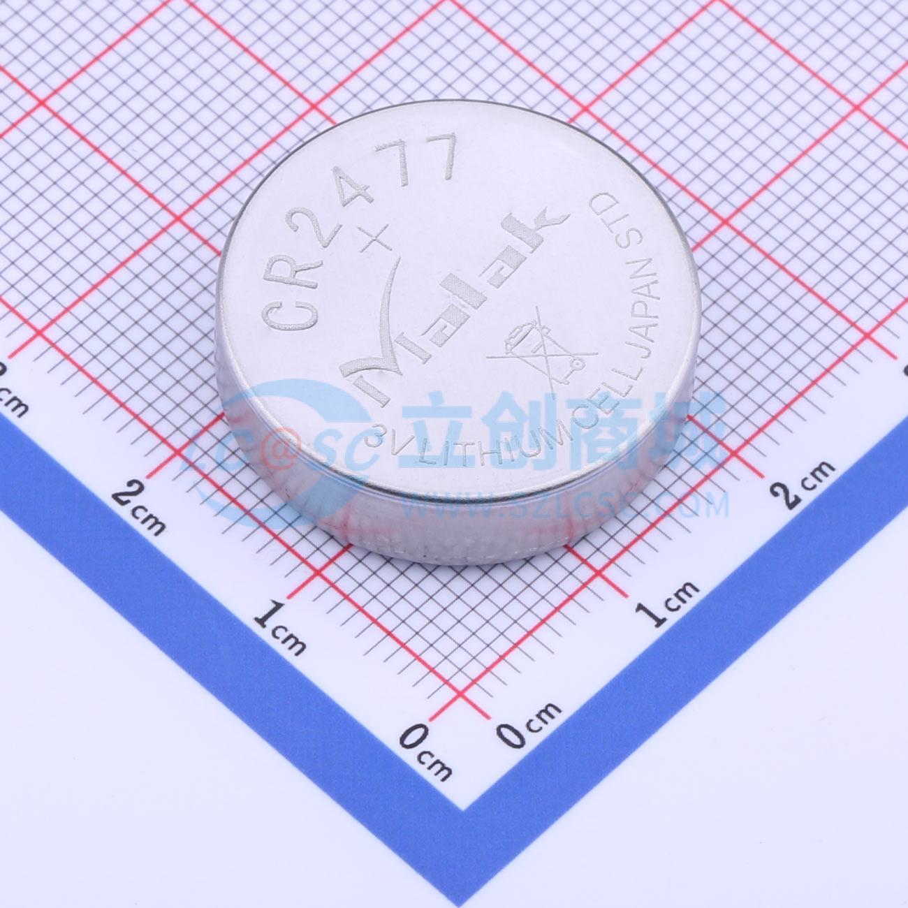 Malak CR2477(1100mAh)实物图