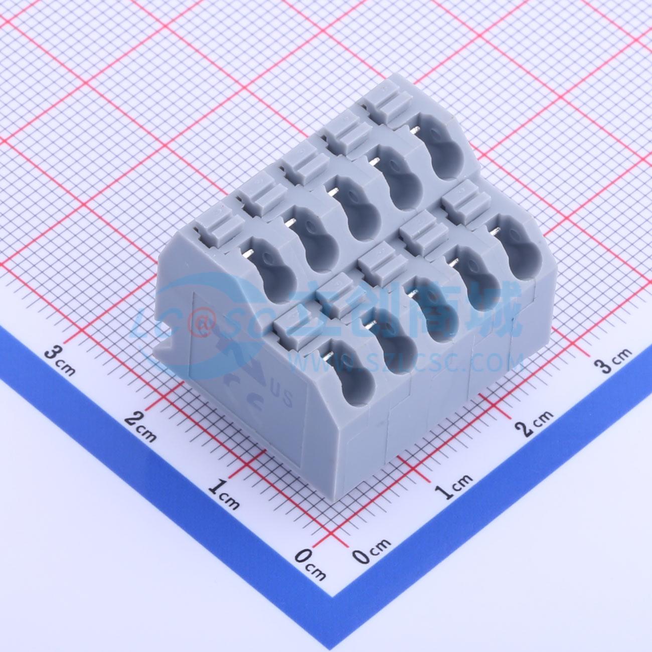 点击查看大图 KF250T-5.0-2*5P实物图