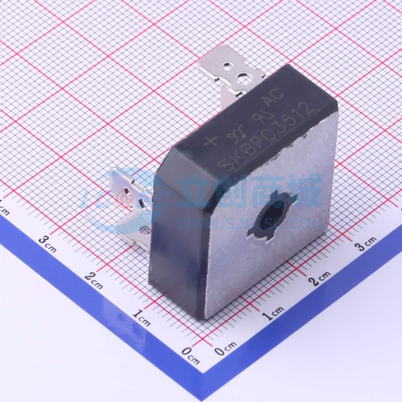 点击查看大图 SKBPC3512实物图