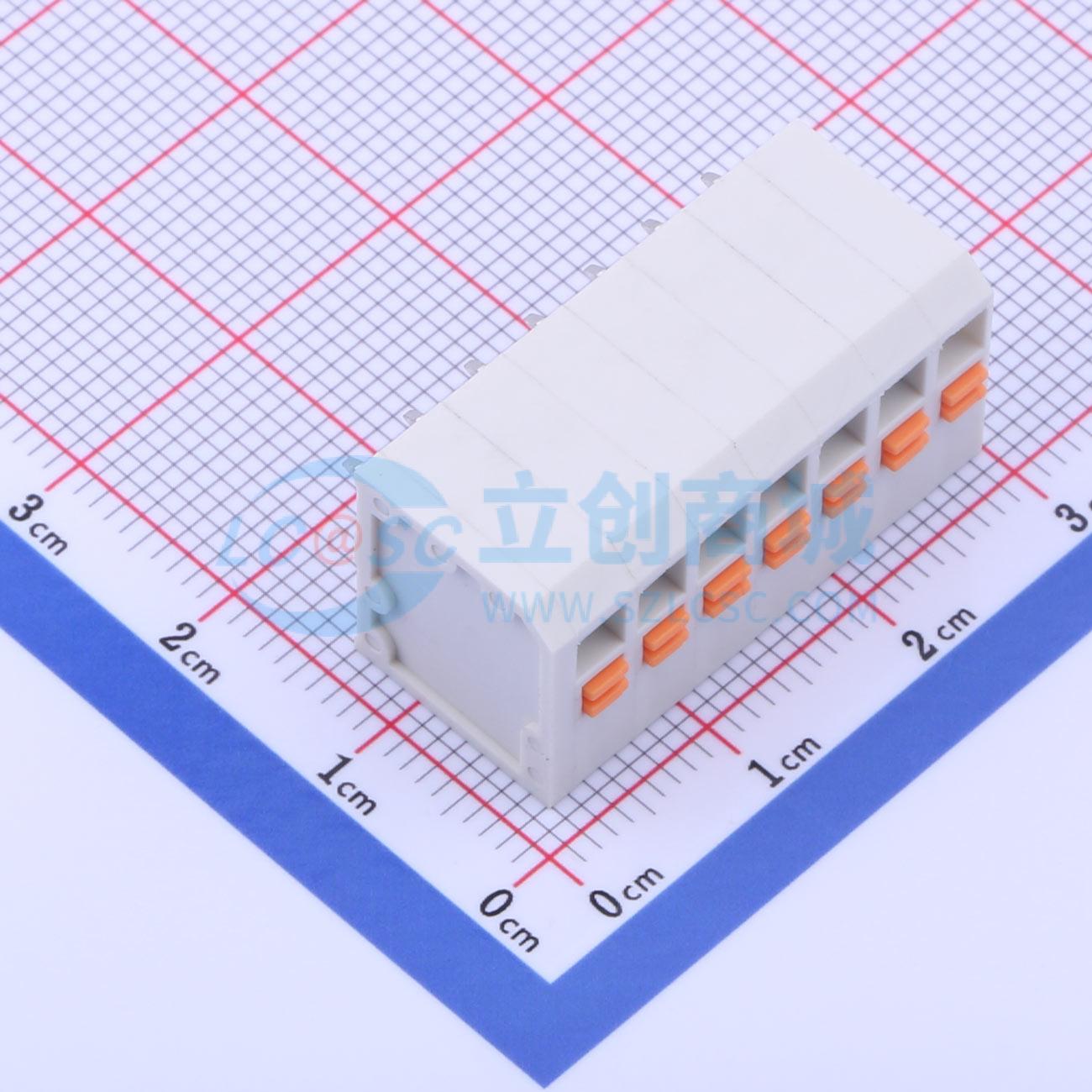 点击查看大图 KF239-3.81-7P实物图