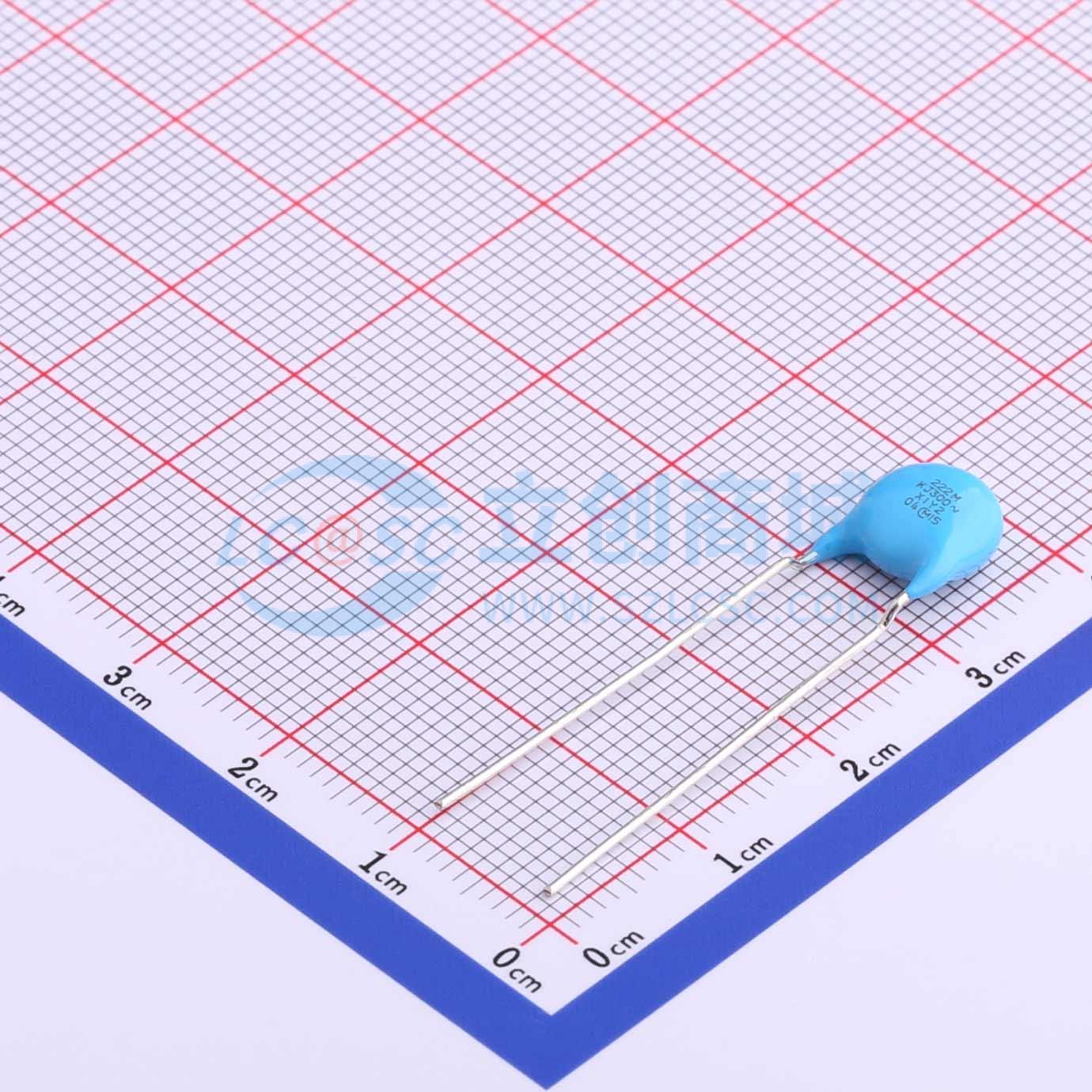 点击查看大图 DE6E3KJ222MA3B实物图