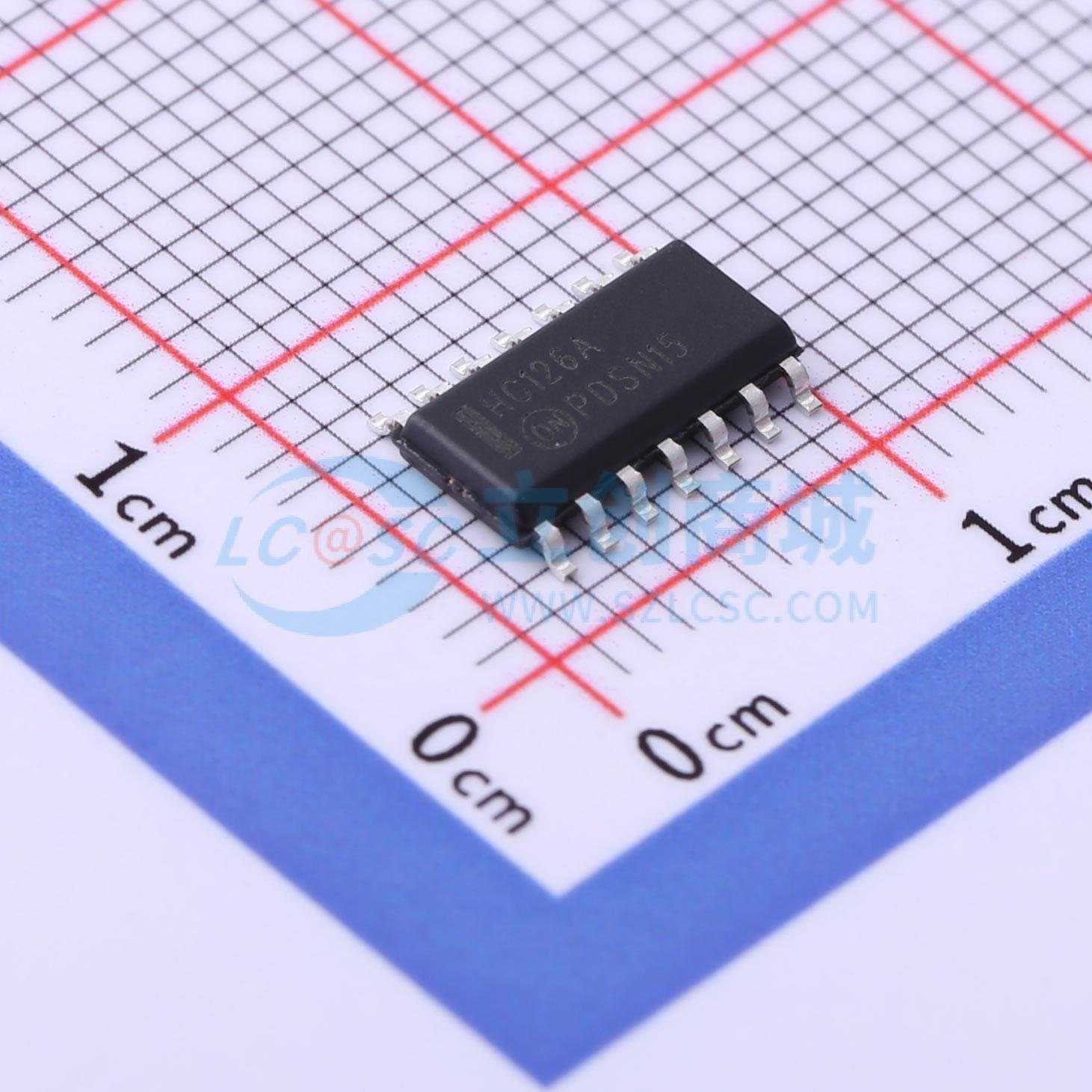 点击查看大图 MM74HC126M实物图