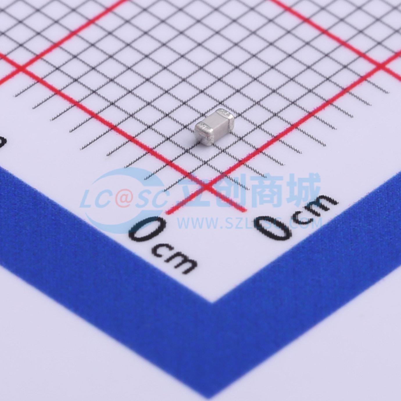 点击查看大图 CC0603DRNPO9BN4R7实物图