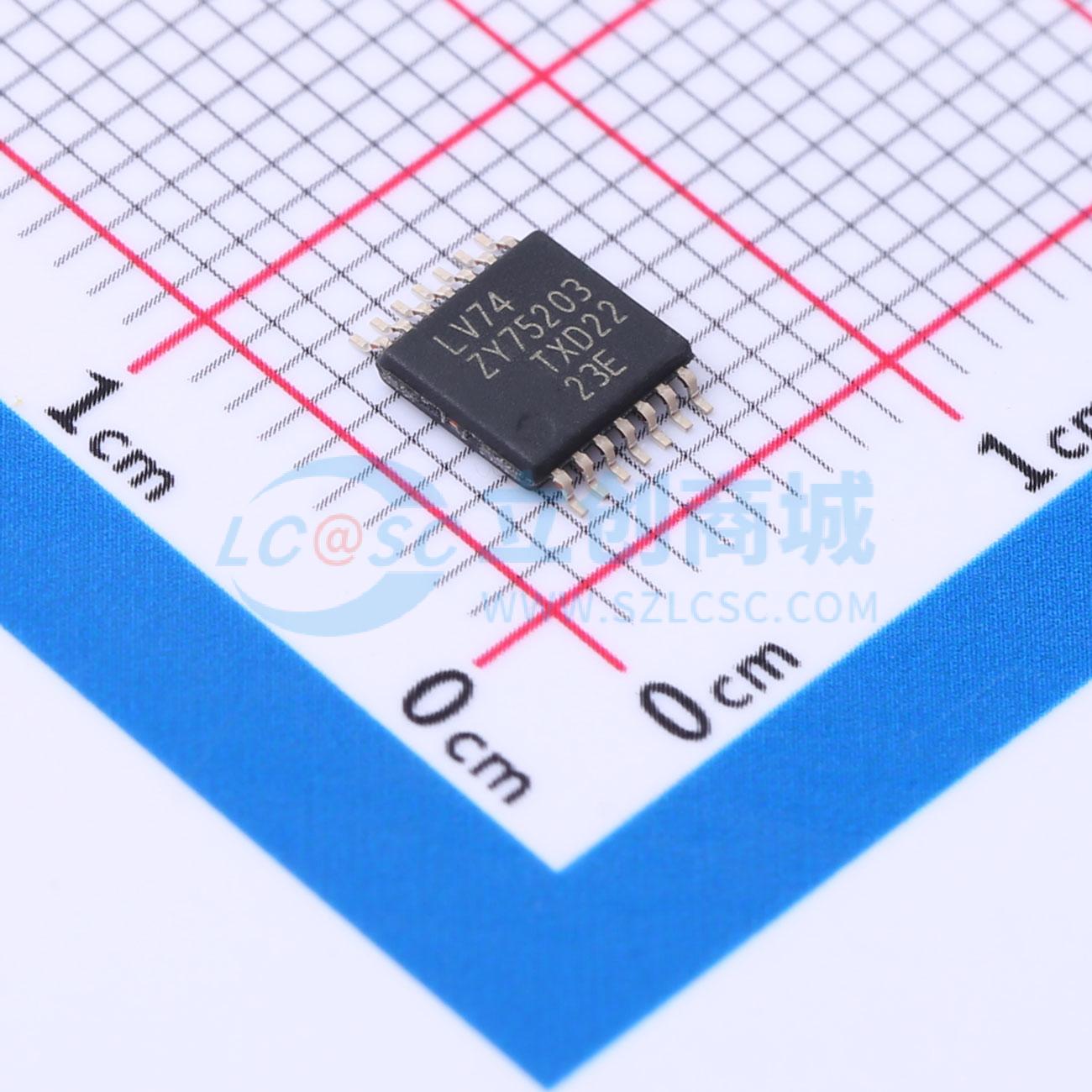 点击查看大图 74LV74PW-Q100J实物图