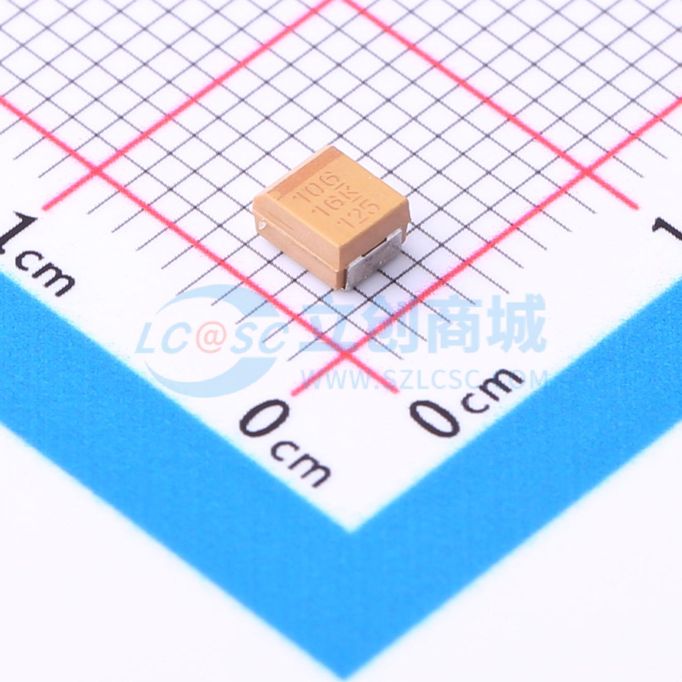 点击查看大图 T494B106M016AT实物图