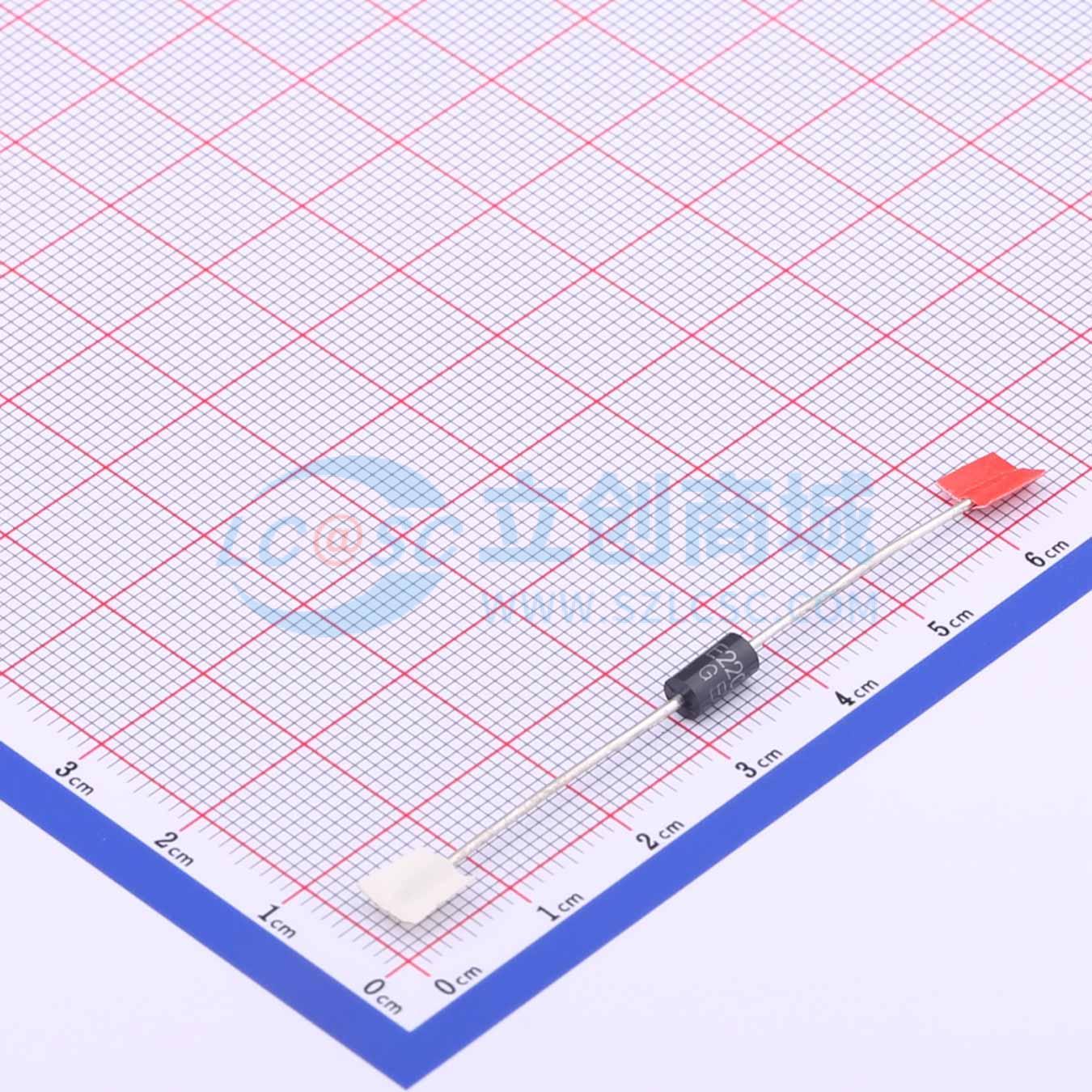 点击查看大图 P6KE22CA实物图