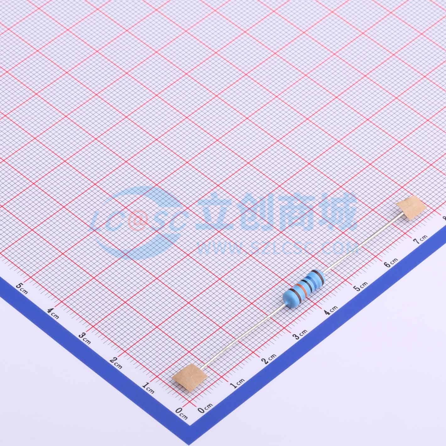 点击查看大图 MF1W-160KΩ±1%T实物图