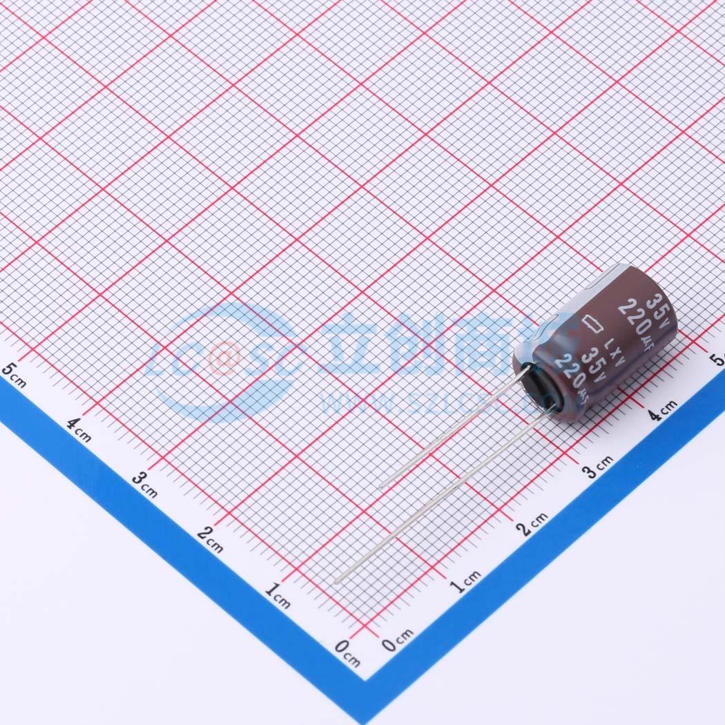 点击查看大图 ELXV350ELL221MJ16S实物图