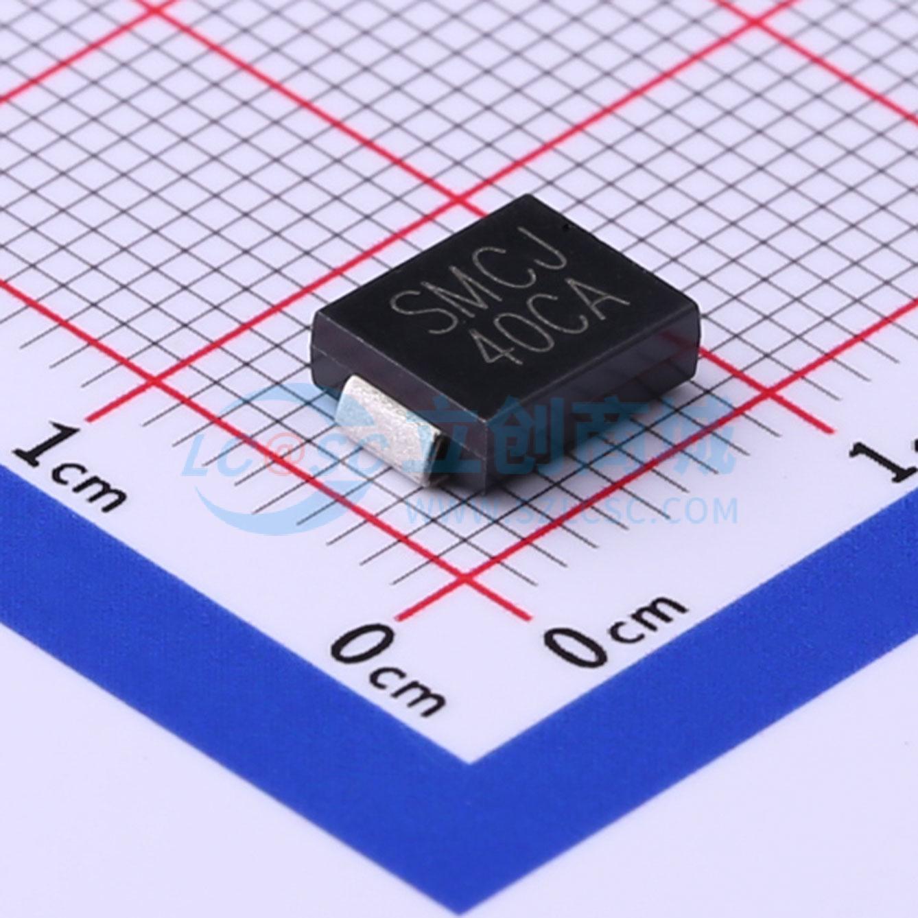 点击查看大图 SMCJ40CA实物图