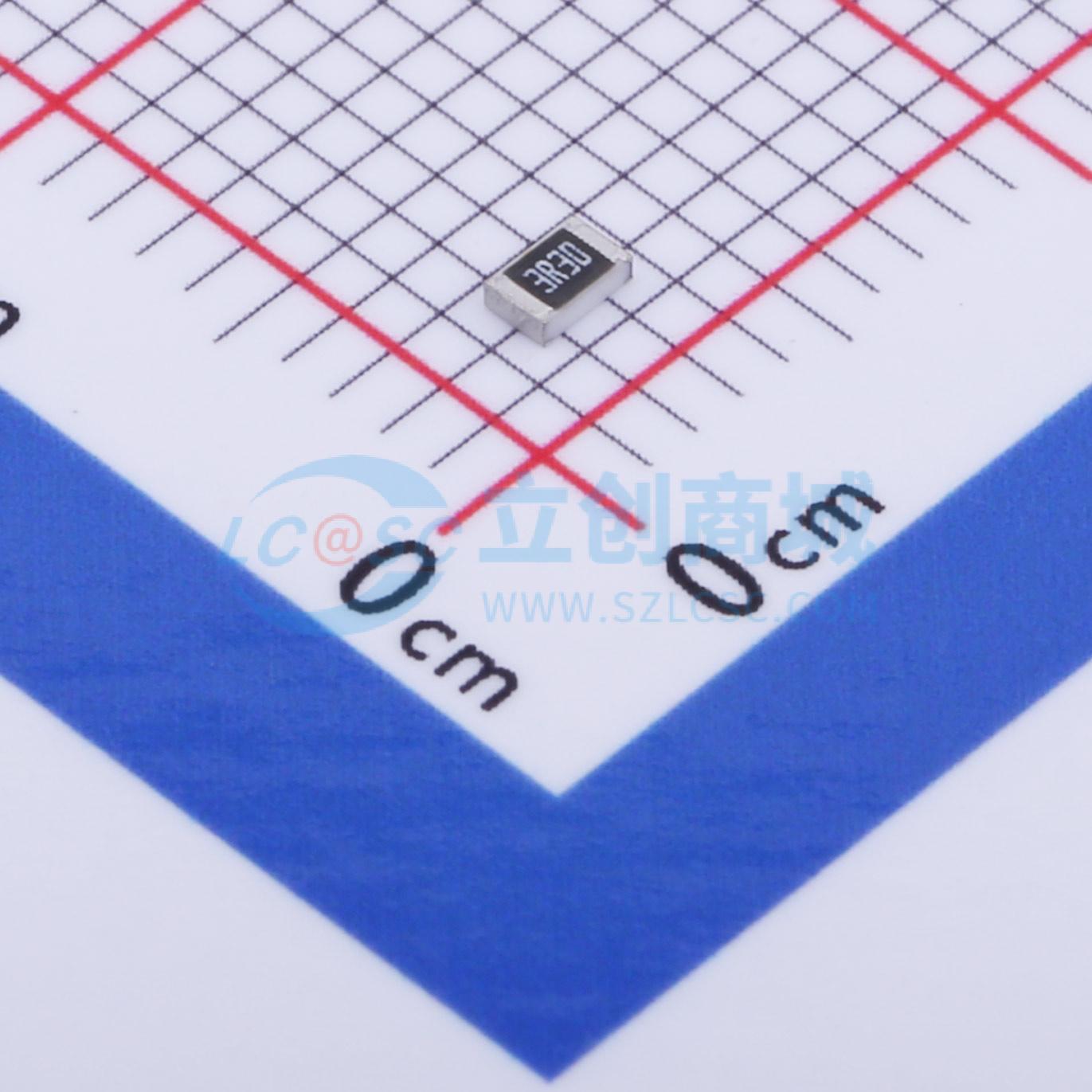 点击查看大图 CR0805F3R30P05Z实物图