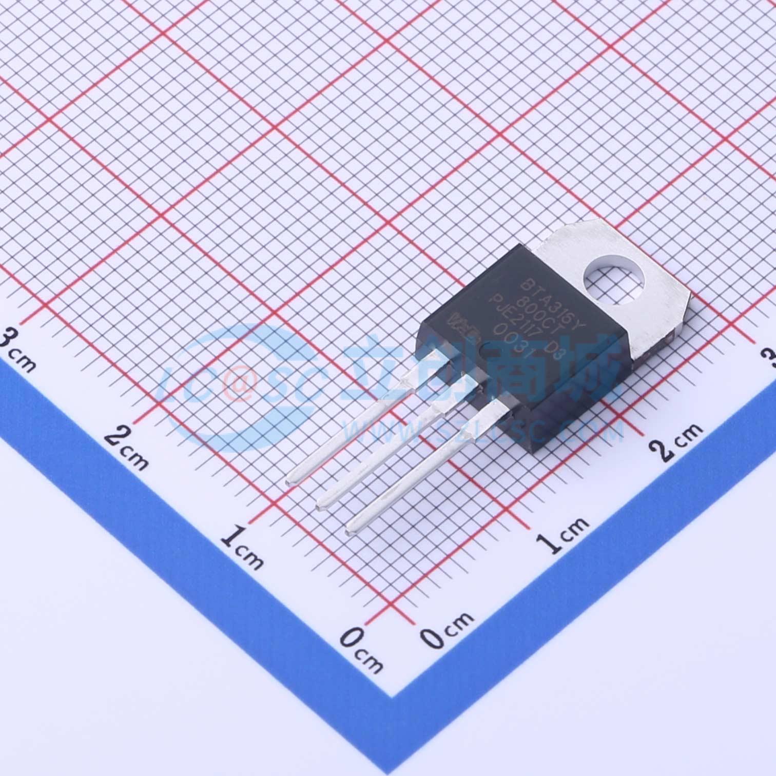 BTA316Y-800CTQ实物图