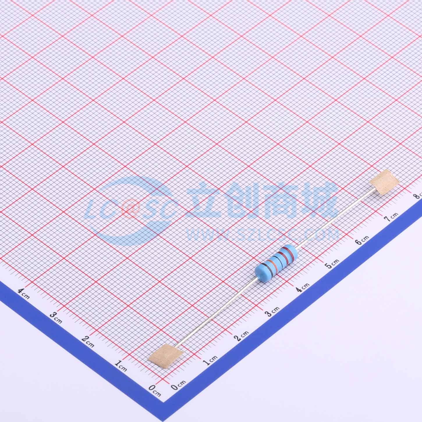 点击查看大图 MF1W-220KΩ±1%T实物图