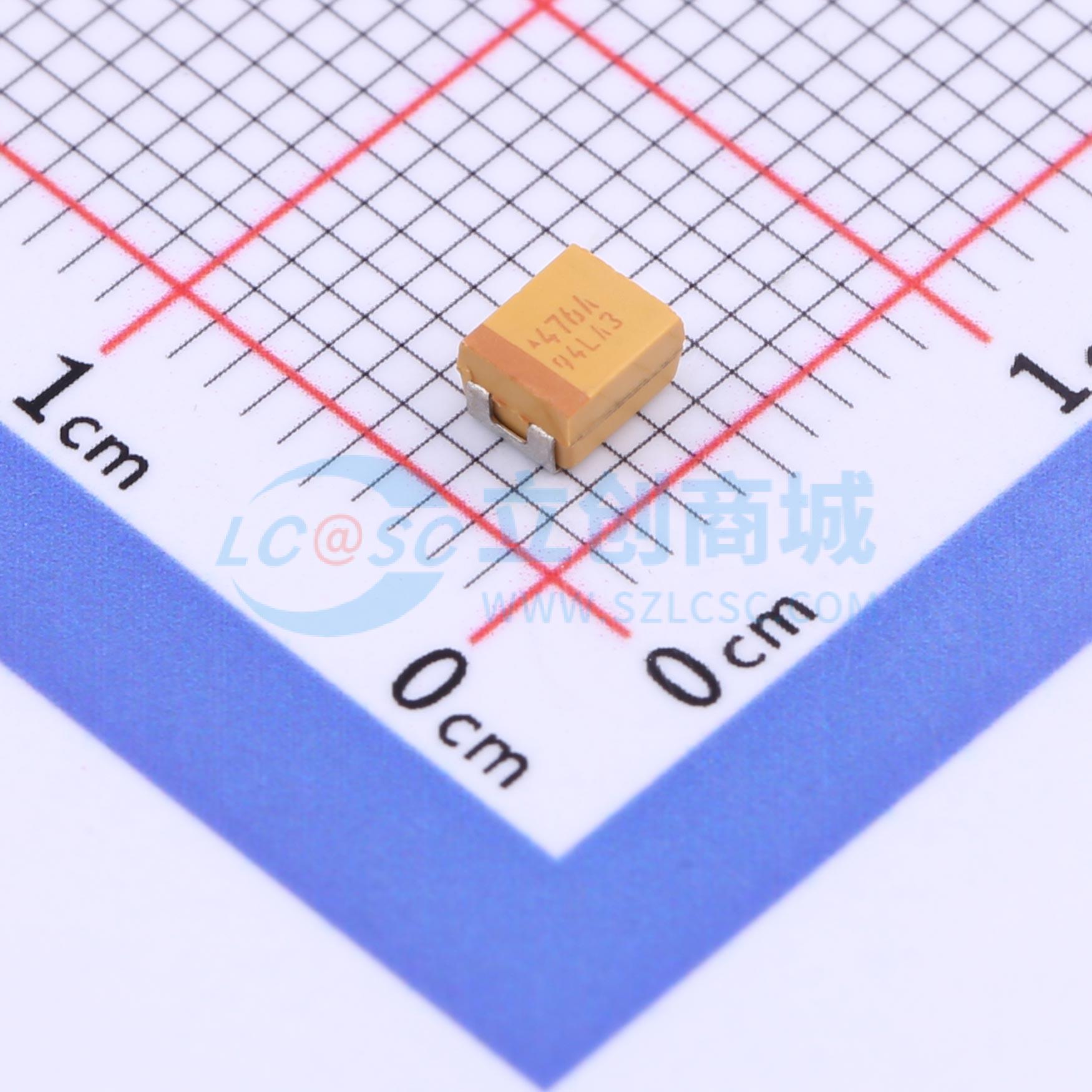 点击查看大图 TAJB476K010TNJ实物图