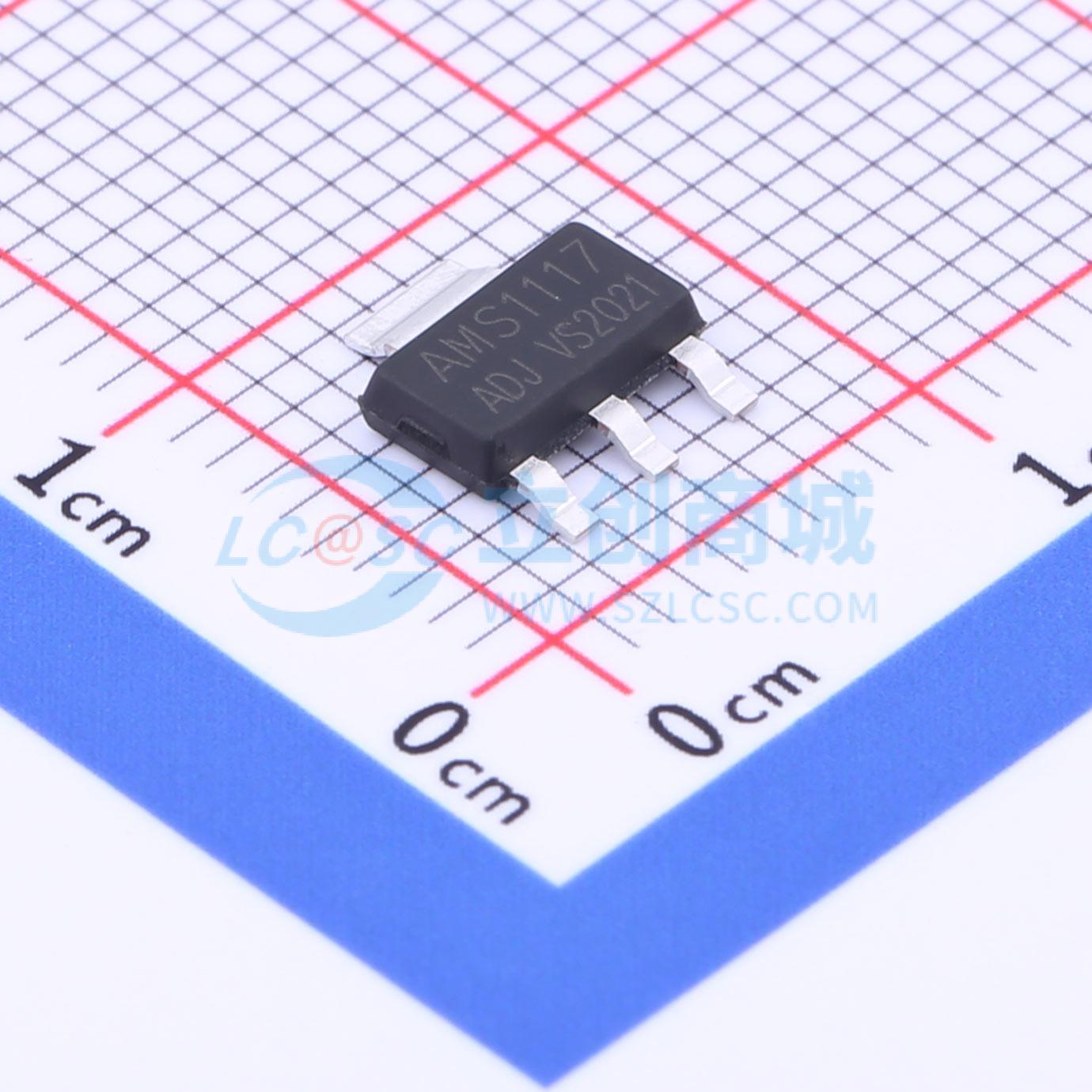 点击查看大图 AMS1117-ADJ实物图