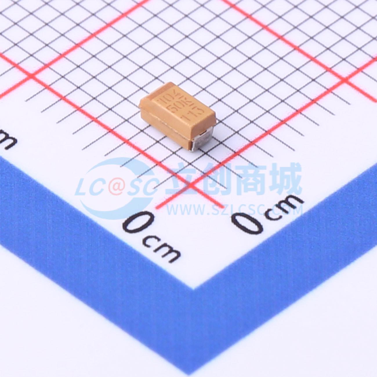 点击查看大图 T491A104M050AT实物图