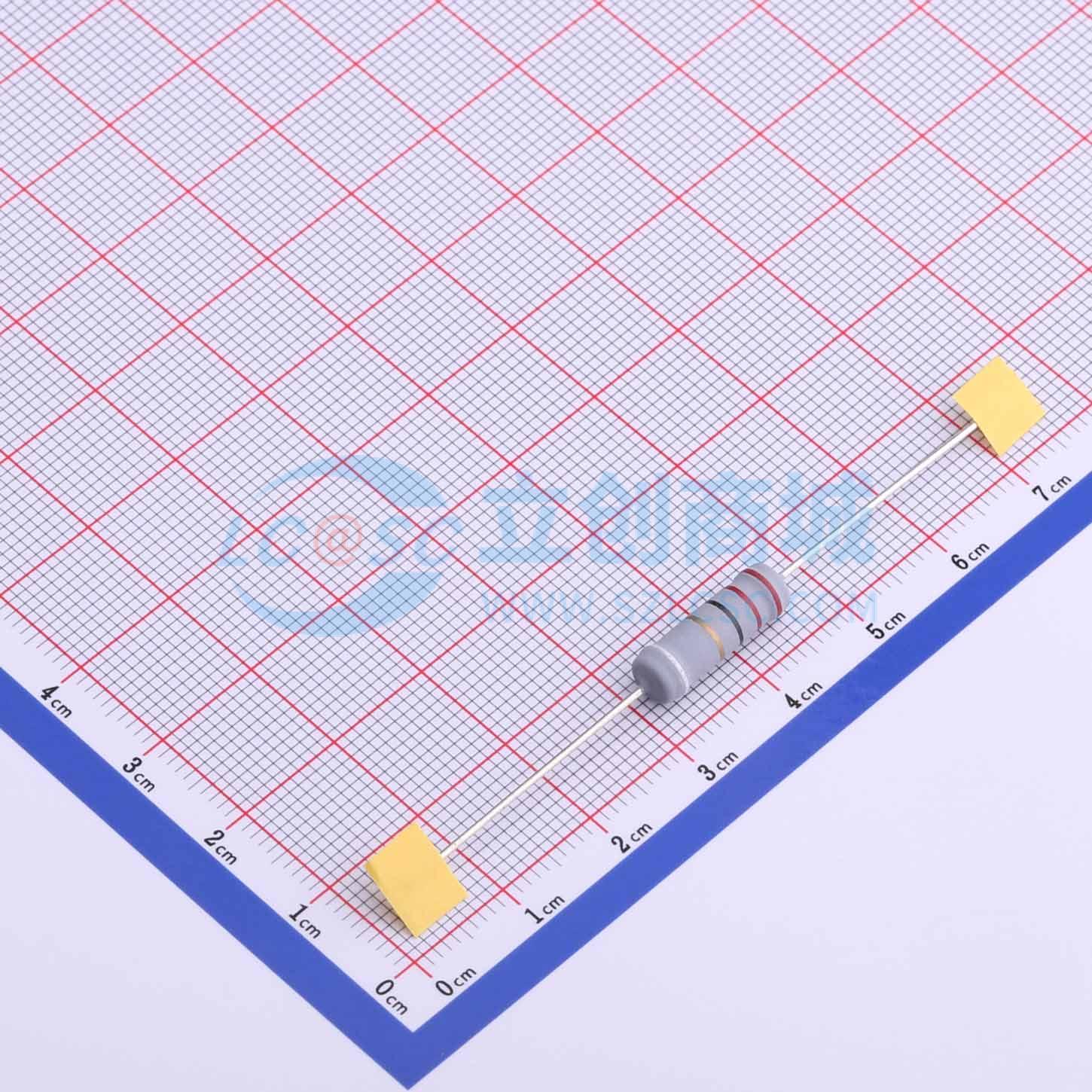 点击查看大图 KNP2W-22Ω±5%T实物图