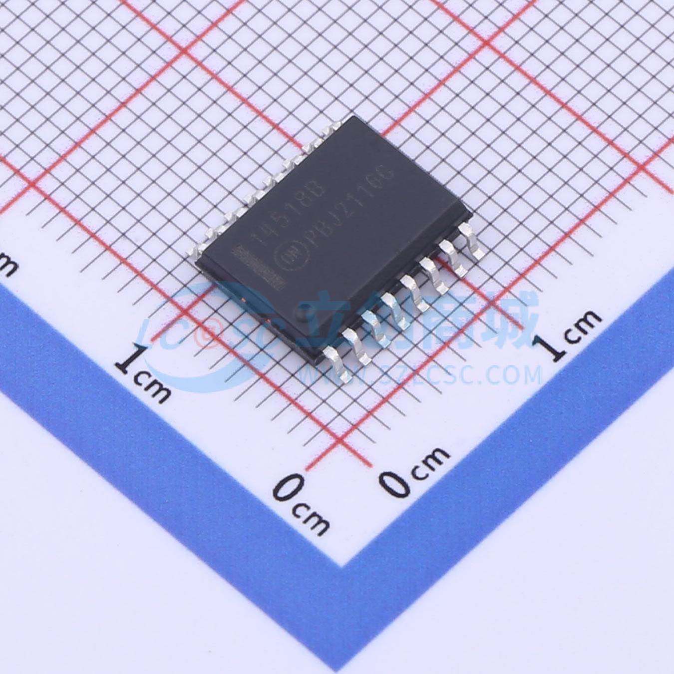 点击查看大图 MC14518BDWG实物图