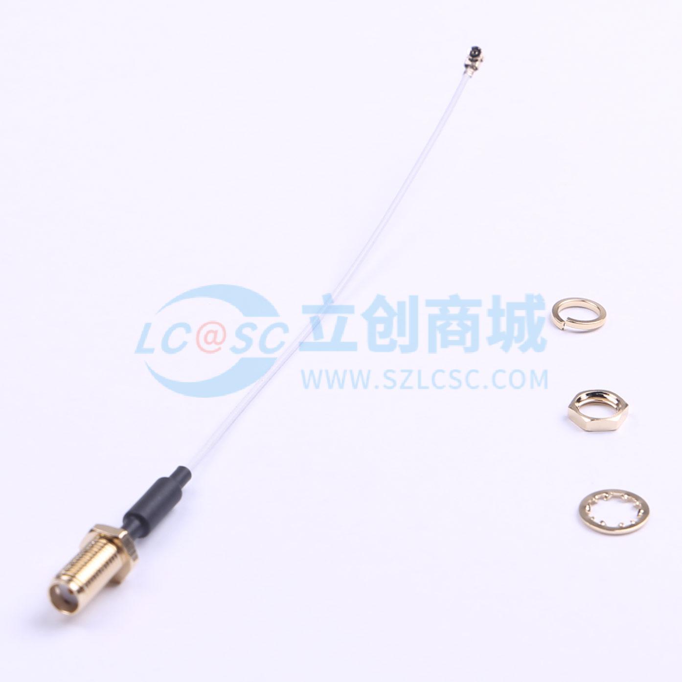 点击查看大图 HJ-IPEX1-SMA-RG1.13-130mm实物图