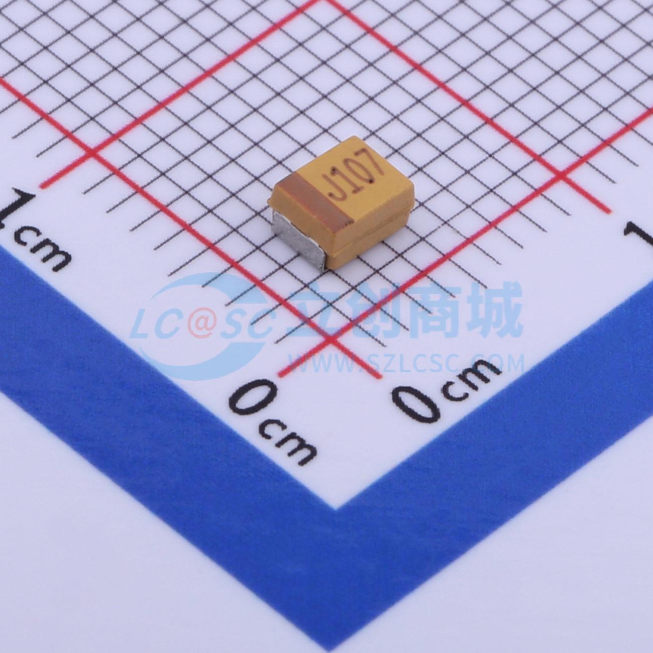 点击查看大图 TC212B107M006Y实物图