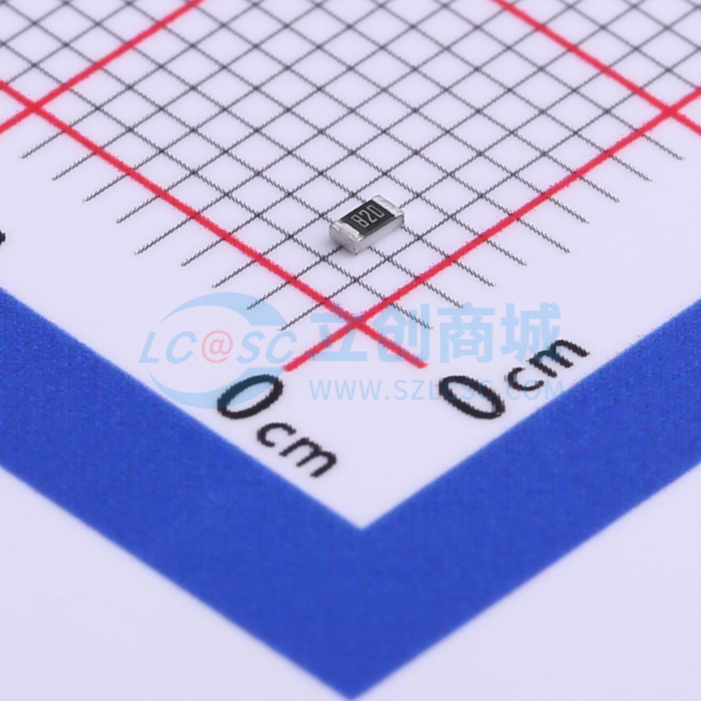 点击查看大图 MCR03EZPFX82R0实物图