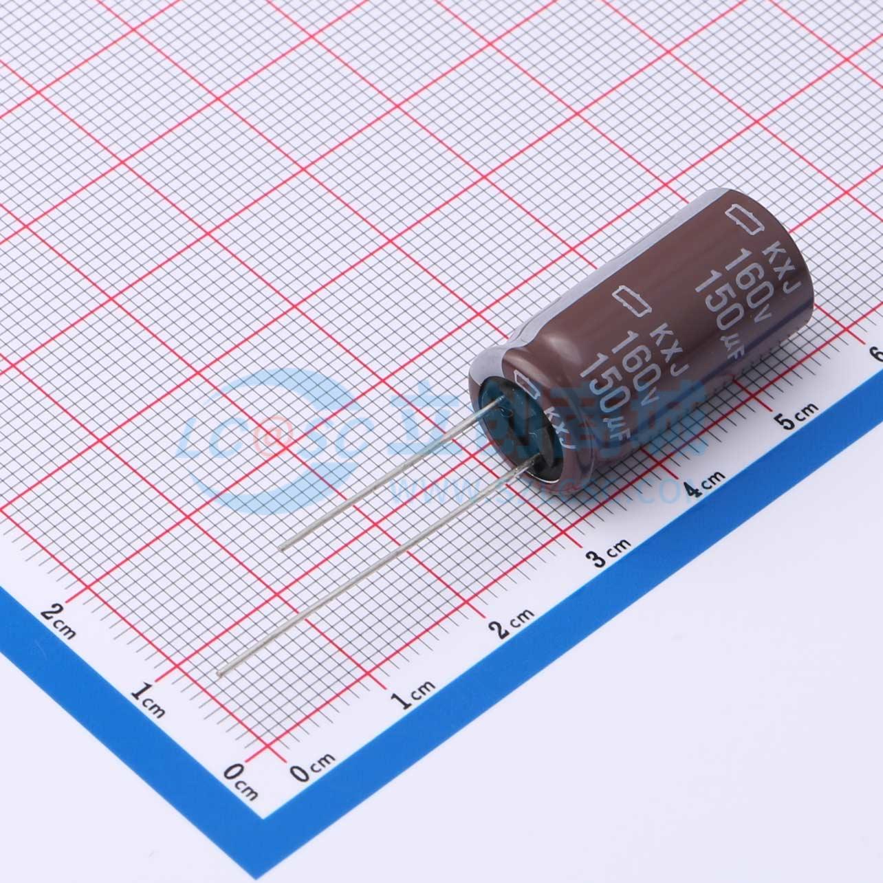 点击查看大图 EKXJ161ELL151MK25S实物图