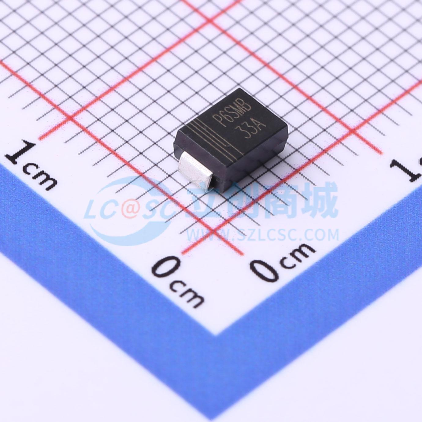 点击查看大图 P6SMB33A实物图