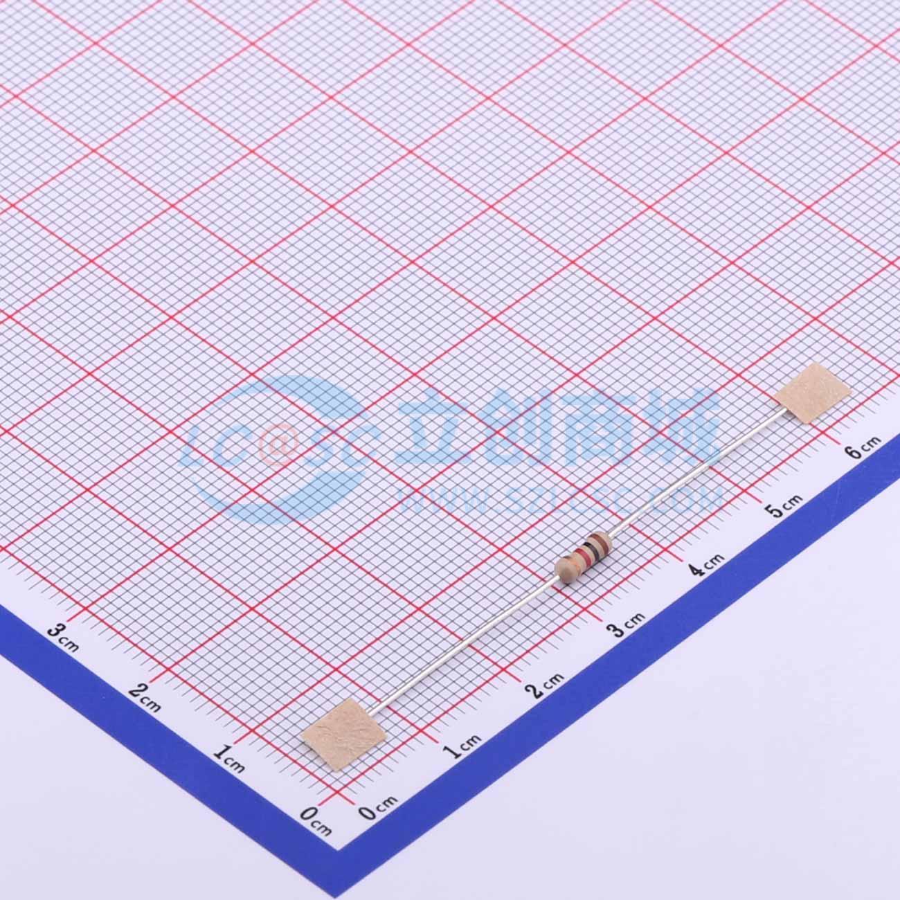 点击查看大图 CFR-25JR-52-1K实物图