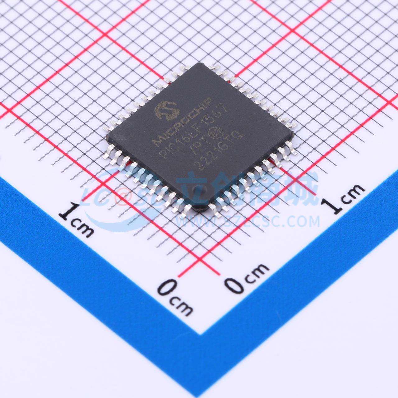 点击查看大图 PIC16LF1567-I/PT实物图