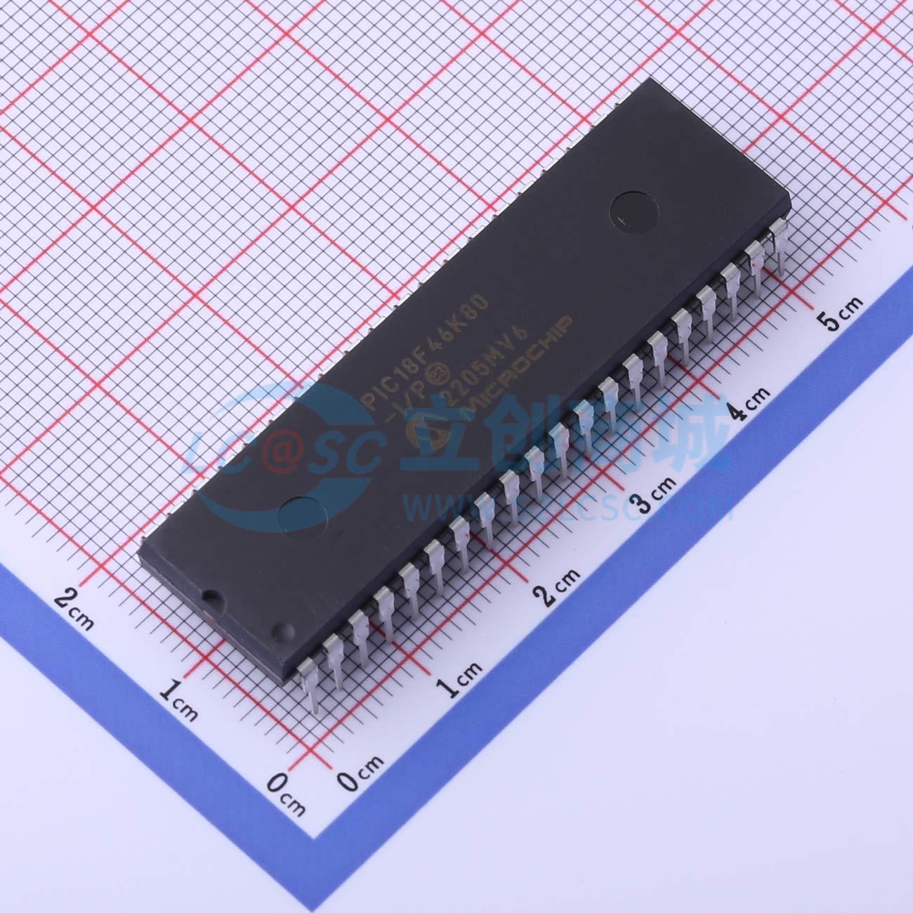 点击查看大图 PIC18F46K80-I/P实物图